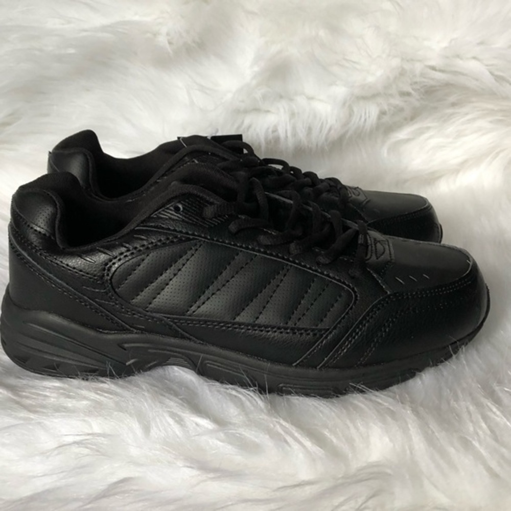 Athletic Works Shoes Mens Black Size 8 New With Tags Lace Up Sneaker’s‎